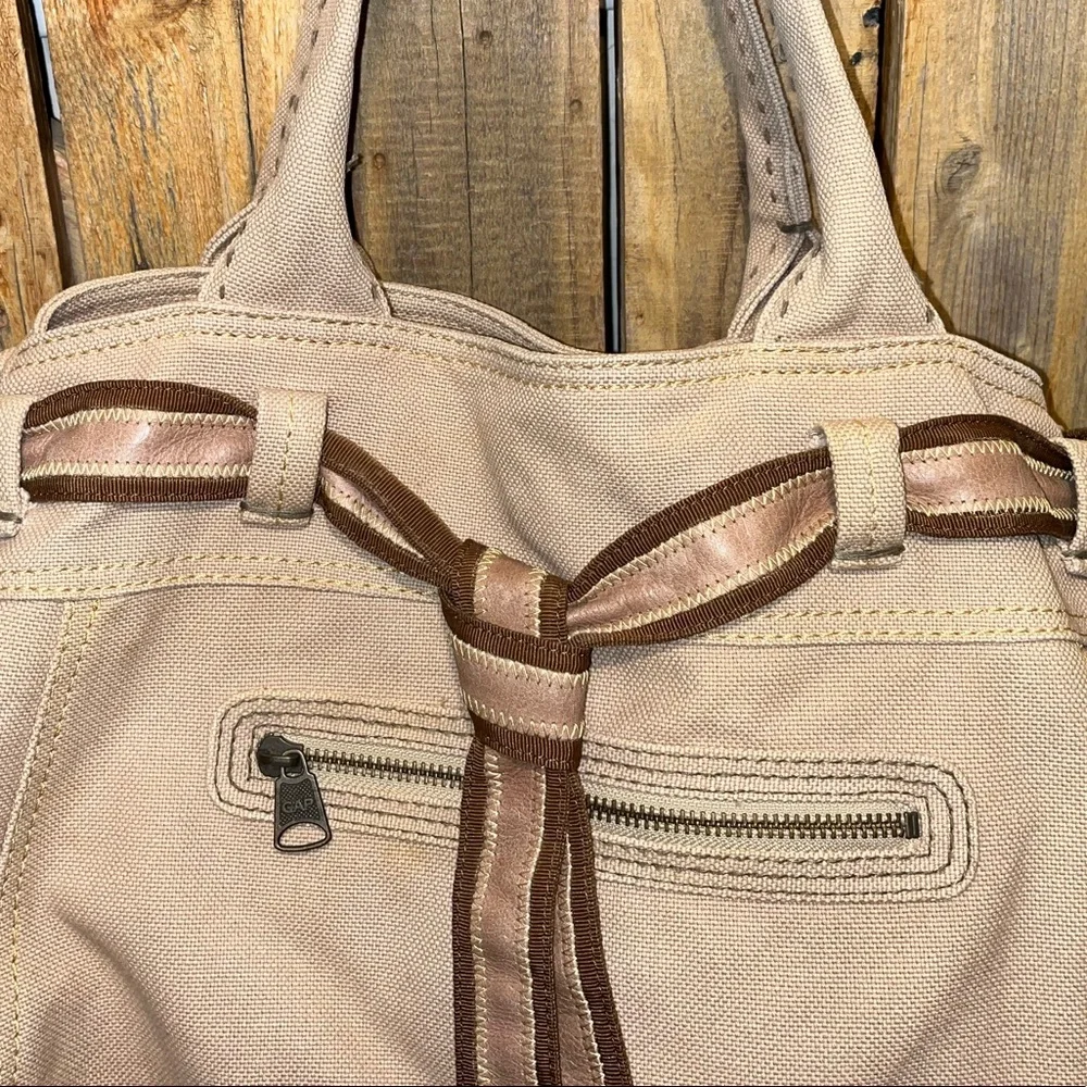 Gap Canvas Large Satchel - Picture 9 of 10